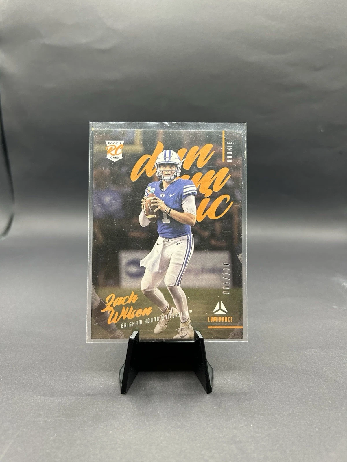 Zach Wilson Panini Luminance Dynamic Rookie #DR4 Base