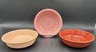 FIESTAWARE Set of 3 Multicolor Cereal Salad Soup Desert Bowls Pastel's EUC