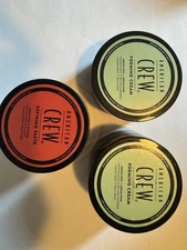 2 American Crew Forming Cream and 1 Defining Paste 3 oz New