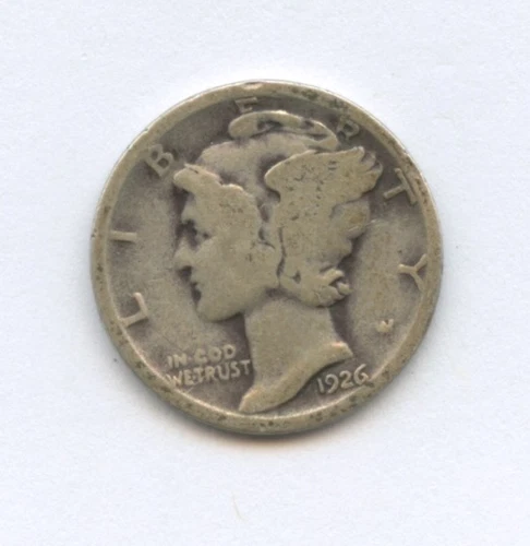 1926-P Mercury Dime - 90% Silver - Free Shipping