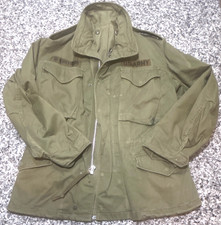 1967 Vietnam US Army M65 OD-Green Cold Weather Field Jacket; Used; Small/ Short
