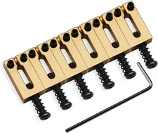 SOLID BRASS Bridge Saddles for Stratocaster Telecaster Strat Tele Guitar 10.5mm