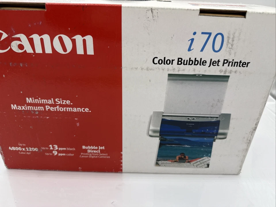 Canon i70 Color Bubble Jet Printer Open Box - Image 2 of 4