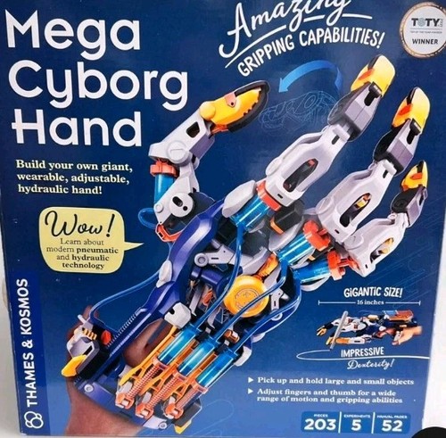 NEW Thames & Kosmos Mega Cyborg Hand Science Kit Children Ages 7+ STEM FREE SHIP - Picture 1 of 4