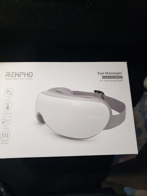 RENPHO Model# RF-EM001 Electric Eye Massager With Heat & Music - White
