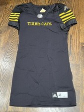 2018 TEAM ISSUED HAMILTON TIGER-CATS ADIDAS CFL HOME FOOTBALL JERSEY Sz 40