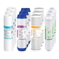 Sediment GAC CTO Carbon Water Filter Replacement Set for Reverse Osmosis 5-Stage