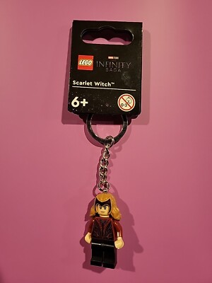 LEGO Scarlet Witch Minifigure Keychain 3'' Wanda Maximoff Infinity Saga Marvel