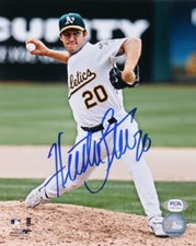 Huston Street Signed Athletics 8x10 Photo PSA