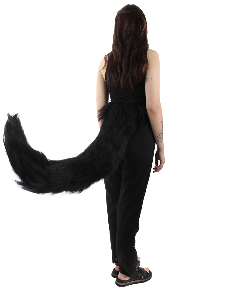 Adult Unisex Multiple color Fluffy Bushy Animal Tail, - Image 3 of 4