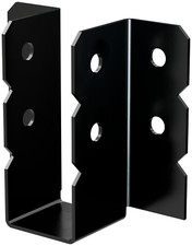 Simpson OU410 OU Black Powder-Coated Ornamental Joist Hanger for 4x10