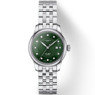 Tissot Le Locle Automatic 29mm Green Dial Women's Watch T0062071109600