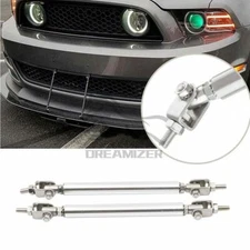 Adjust Front Lip Splitter Strut Rod Tie Support Bars For Chevy Camaro Corvette