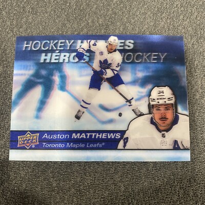 2021-22 TIM HORTONS HOCKEY HEROES  AUSTON MATTHEWS H-2 Toronto Maple Leafs