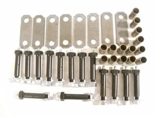 Tandem Axle Spring Suspension Rebuild Kit W/ Bronze Bushings & Wet Grease Bolts