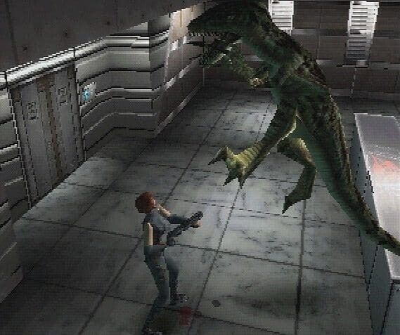 Dino Crisis [REPLICA] - PS1 ONE - Sebo dos Games - 10 anos!