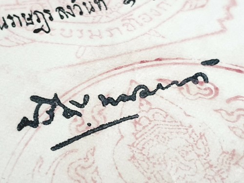 Thaïlande King Ananda Mahidol Rama VIII Regent Pridi Banomyong Signé Royal Ordre - Photo 2 sur 12