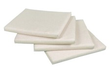  SET 4 CUSCINI PER DIVANETTO RATTAN PER SALOTTINO ESTERNO CM 58 X51 H 5 CM  ECRU