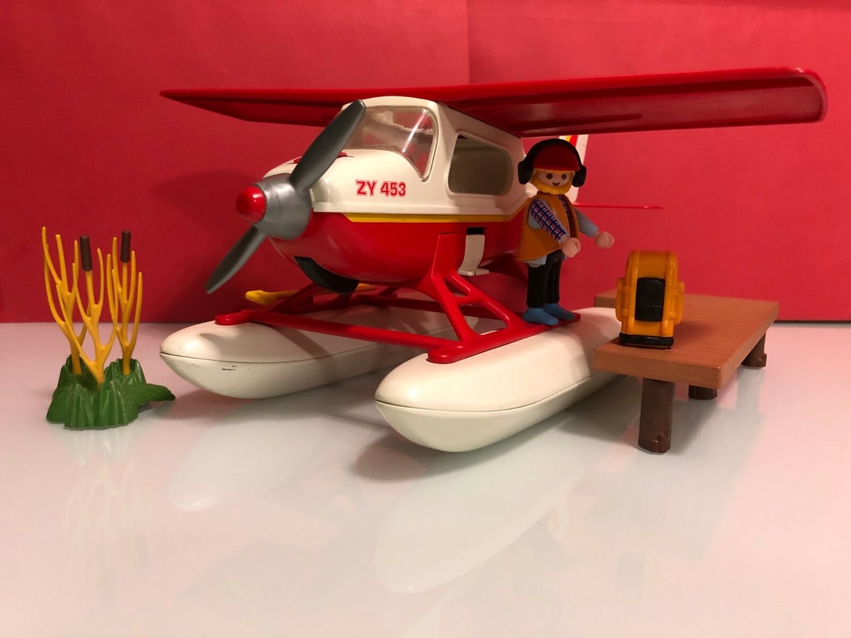 Playmobil avioneta hidroavión servicio transporte aéreo Canada