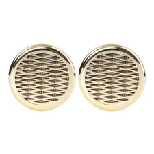 Cigar Humidifier for Tobacco Moisturizing and Increased Humidity Round Gold Tone