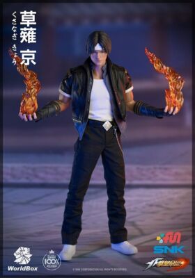 World Box KF007 KOF The King Of Fighters Kyo Kusanagi w/ 2 heads 1/6 Figure Gift