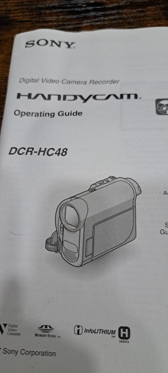 Sony Handycam DCR HC48 Mini DV Night Shot 25x Camcorder - FOR