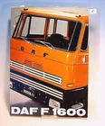 DAF F 1600 early 8 page dealer folder 1970s