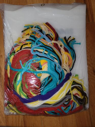 Vintage '80 Dimensionen Zirkus Handy Kit Handwerk Kunststoff Canvas Nadelspitze - Bild 4 von 4