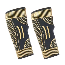 Copper Wrist Brace Support Compression Sleeve Arthritis Gym Carpal Tunnel Injury