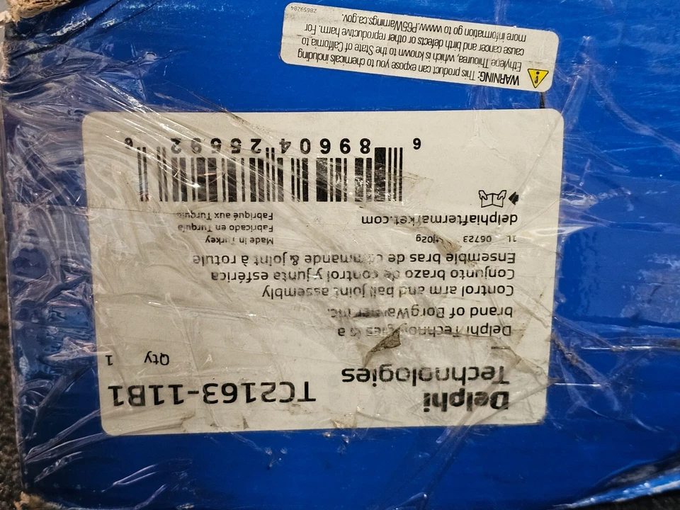 Rótula de brazo de control Delphi TC2163 para 05-14 Land Rover LR3 Range Rover Sport Foto 2 de 4