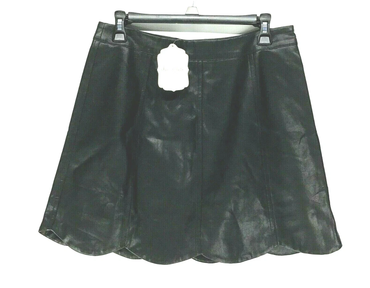 White leather shop mini skirt ebay