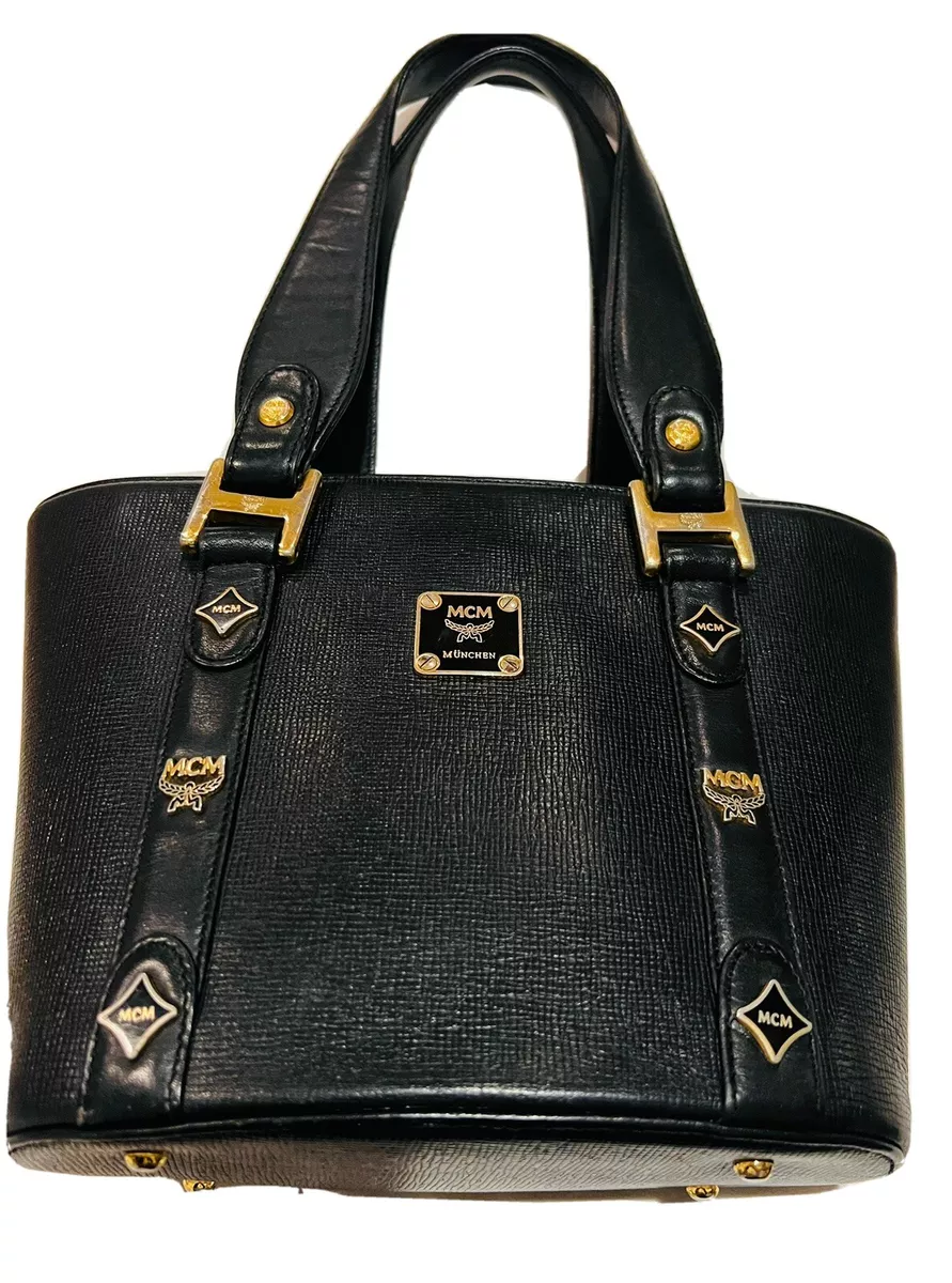 Mcm Pre-owned Women's Leather Shoulder Bag - Black - One Size