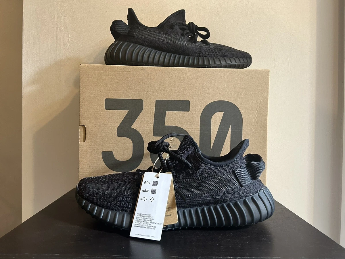 Adidas Yeezy Boost 350 V2 Boost Onyx Black Size 8 Mens Dead Stock In Hand