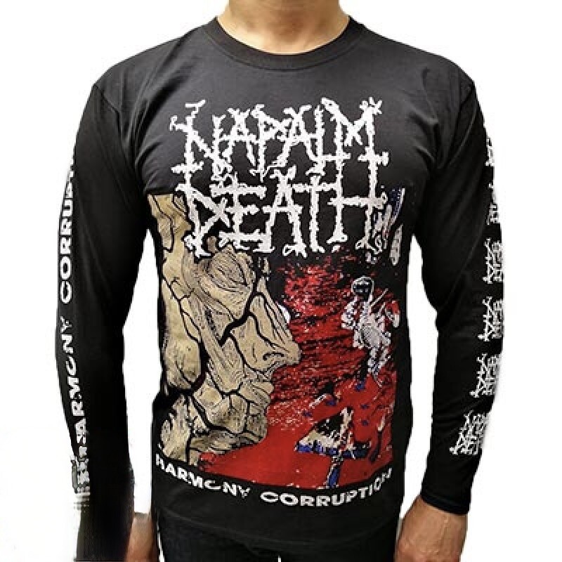 NAPALM DEATH ロン Tシャツ　Life?　size XL Napalm Death - World Keeps Turning long sleeve – Night Shift