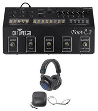 Chauvet DJ Foot C-2 36-Ch DMX Foot Controller w/MIDI Input w/Display+Headphones