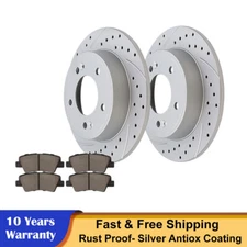 Rear Brake Rotors Brake Pads for Hyundai Veloster Kia Soul Brakes Rotor Pads Kit
