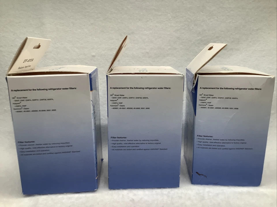 Eco Aqua Refrigerator Replacement Filter EFF Dash 6013a New 3pk - Image 3 of 3