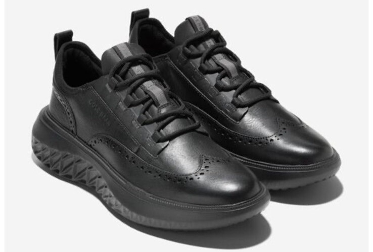 Men's Wingtip Sneaker Cole Haan Zerogrand WFA - Black - 11 M