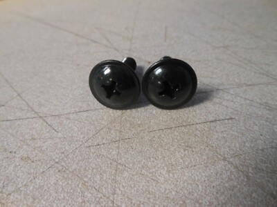 NOS Kawasaki 6X20 Black Screws 1985-1990 ZX750 1984-1987 ZX600