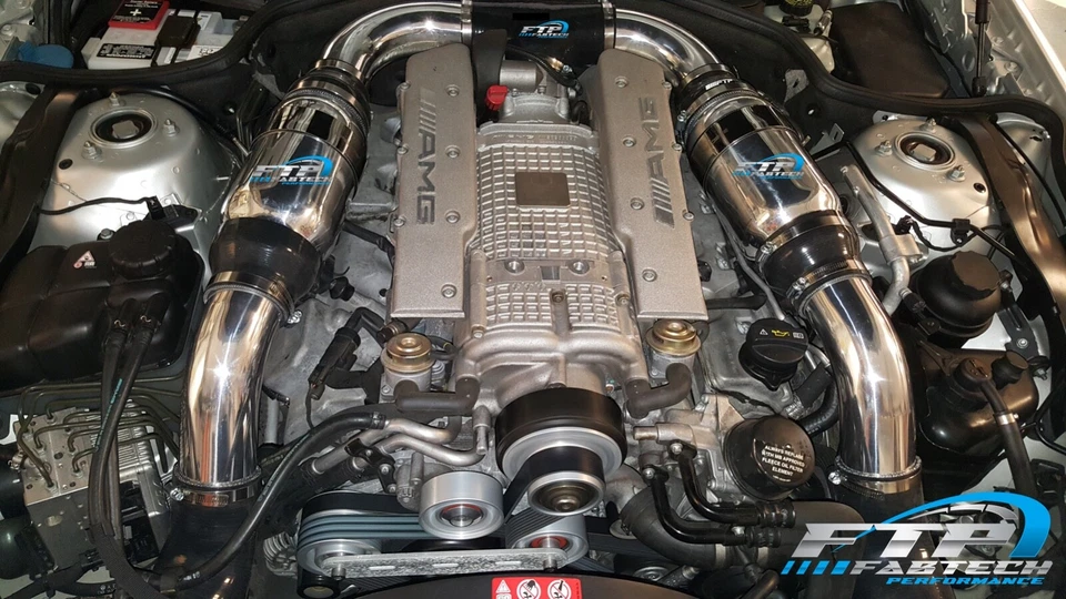 Sistema de admisión de rendimiento M113KAMG para SL55 E55 sobrealimentado Mercedes Benz ¡GUAU! Foto 2 de 4