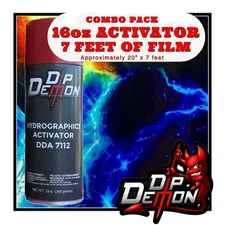 16oz hydrographic film / activator Galaxy #9 hydro dip dipping wizard