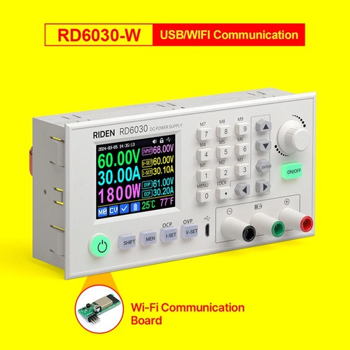 Alimentatore DC Regolabile RD6030 / RD6030W, Display Digitale, 60V 30A, 1800W