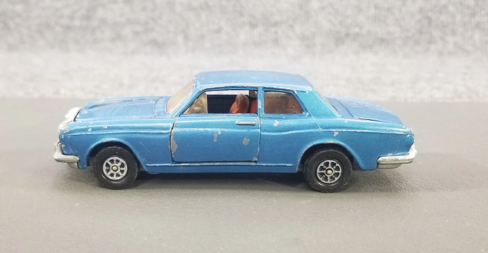 VINTAGE CORGI TOYS 1/43 WHIZZWHEELS ROLLS ROYCE SILVER SHADOW BLUE - Image 4 of 4