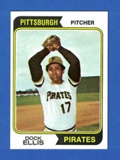 1974 Topps #145 Dock Ellis EX-MT Pittsburgh Pirates