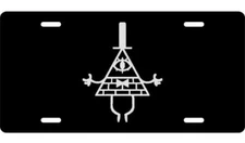 License Plate Cipher car tag Aluminum gravity falls