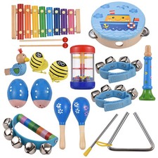 Wooden Percussion Instruments Set Musical Instruments Education Interesting B1K3