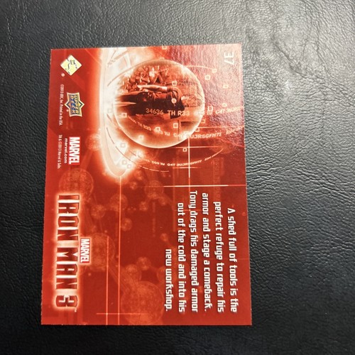 J101b Iron Man Three 2013 Marvel #37 Tony Stark Robert Downey Jr New Workshop - Picture 2 of 2