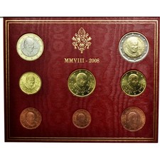 [#529676] Vatican, Pope Benedict XVI, Set 1 ct. - 2 Euro, BU, 2008, Rome, MS(65-