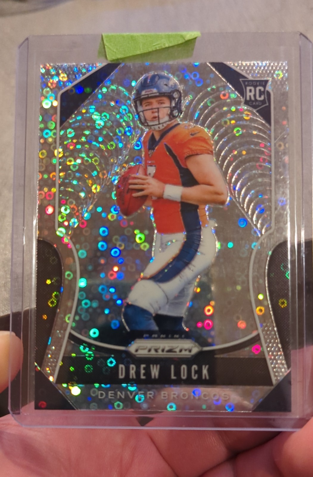 2019 Panini Prizm - Drew Lock #304 Disco Prizm RC Rookie Seattle Seahawks