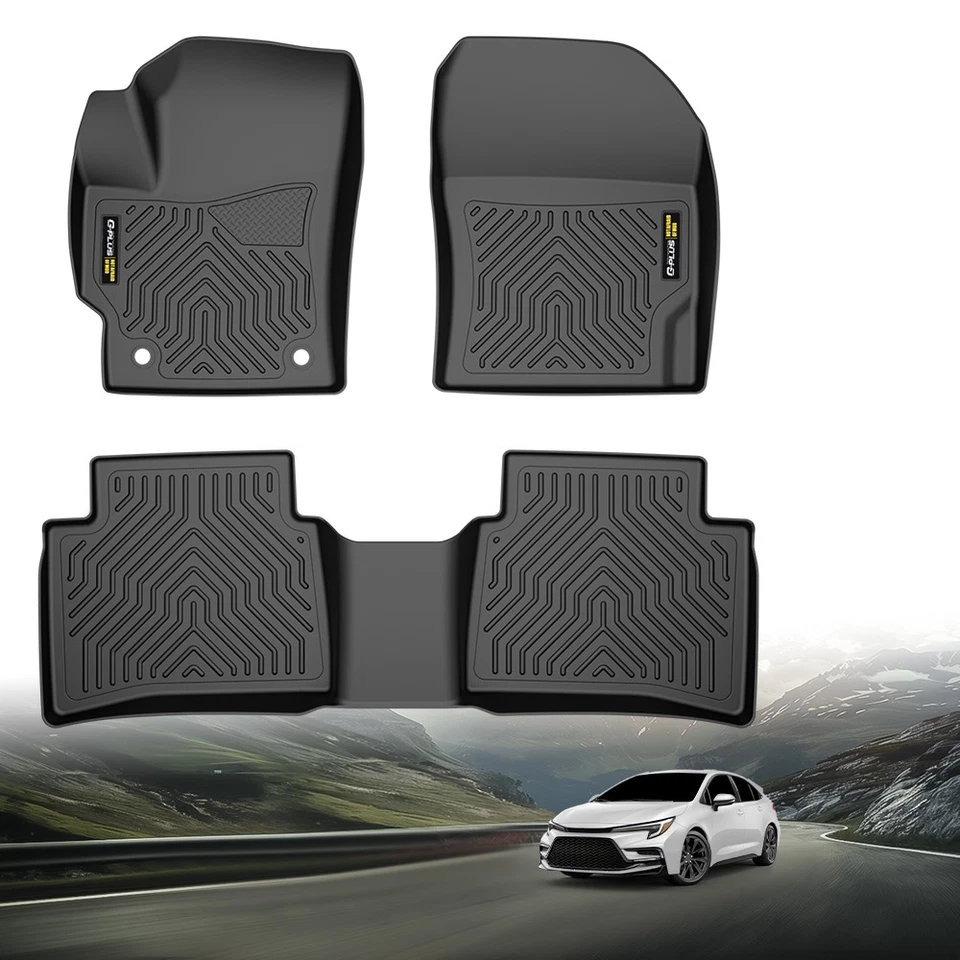 Fit For 2020-2025 Toyota Corolla All Weather TPE Floor Mats Protection Liners - Изображение 2 из 4